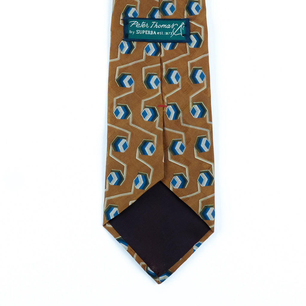 Cravatta fantasia Geometrica Ornamentale - 10 cm