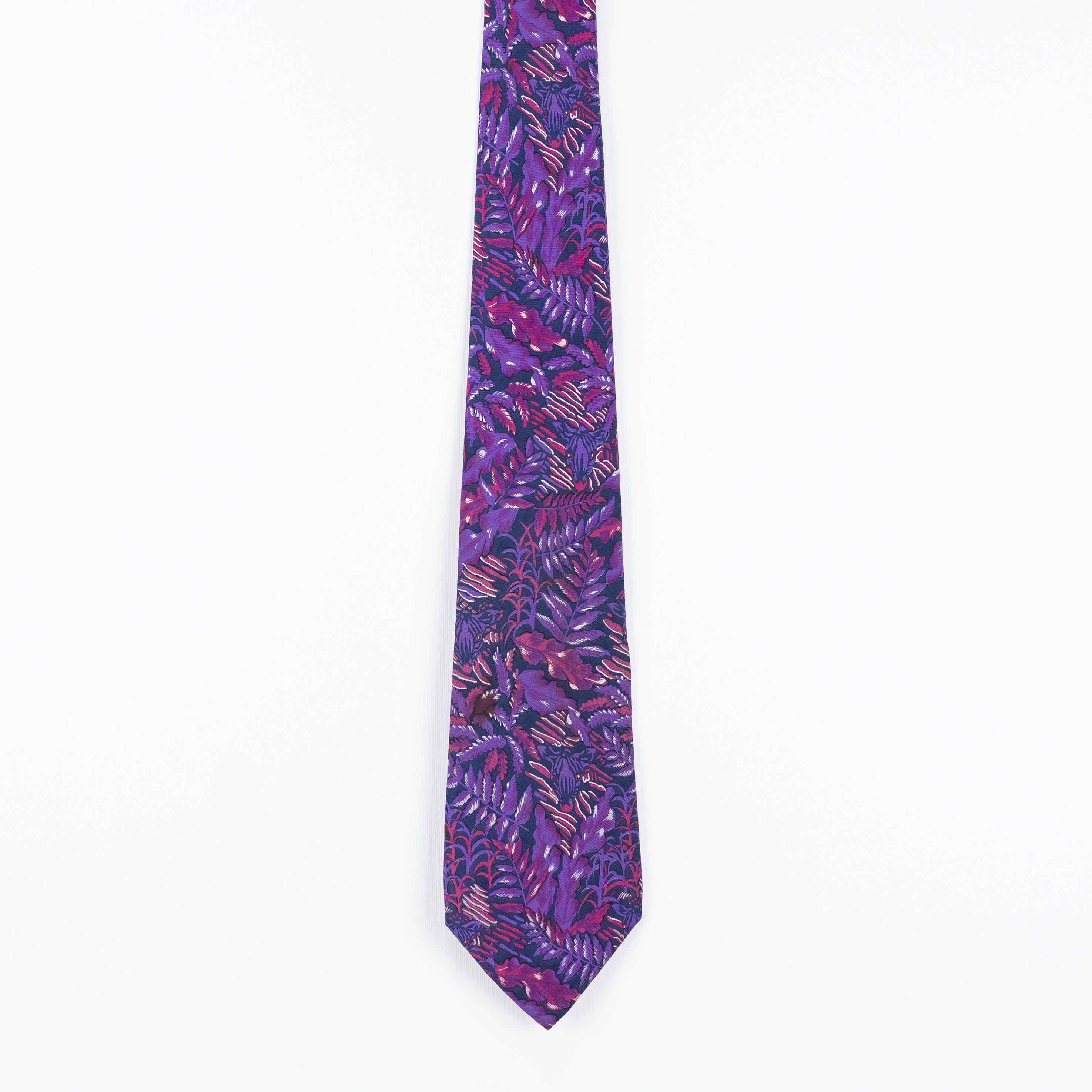 Cravatta Fantasia Floreale  100% Seta - 9 cm