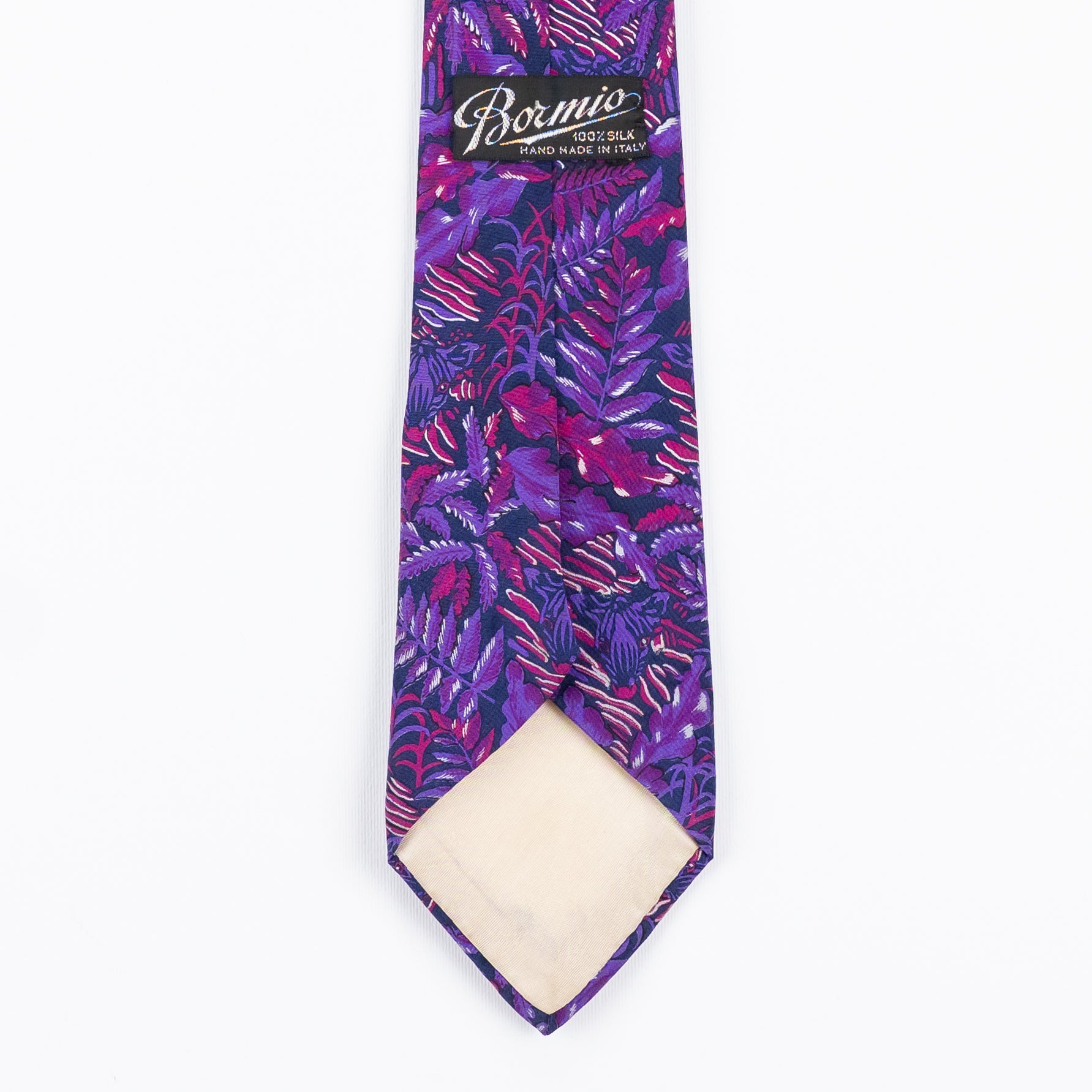 Cravatta Fantasia Floreale  100% Seta - 9 cm