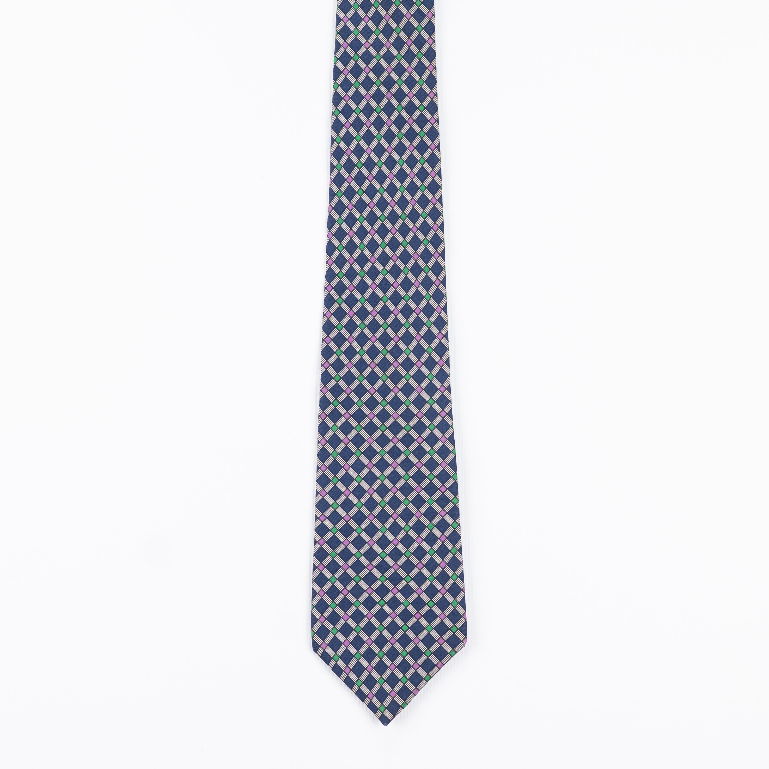 Cravatta fantasia Geometrica Ornamentale - 9,5 cm