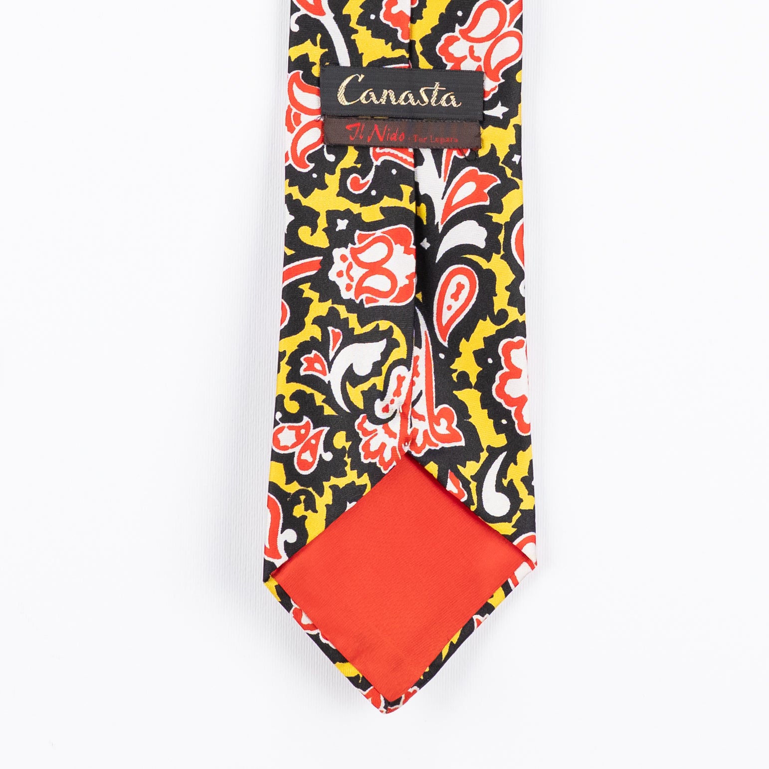 Cravatta fantasia Paisley  - 9 cm