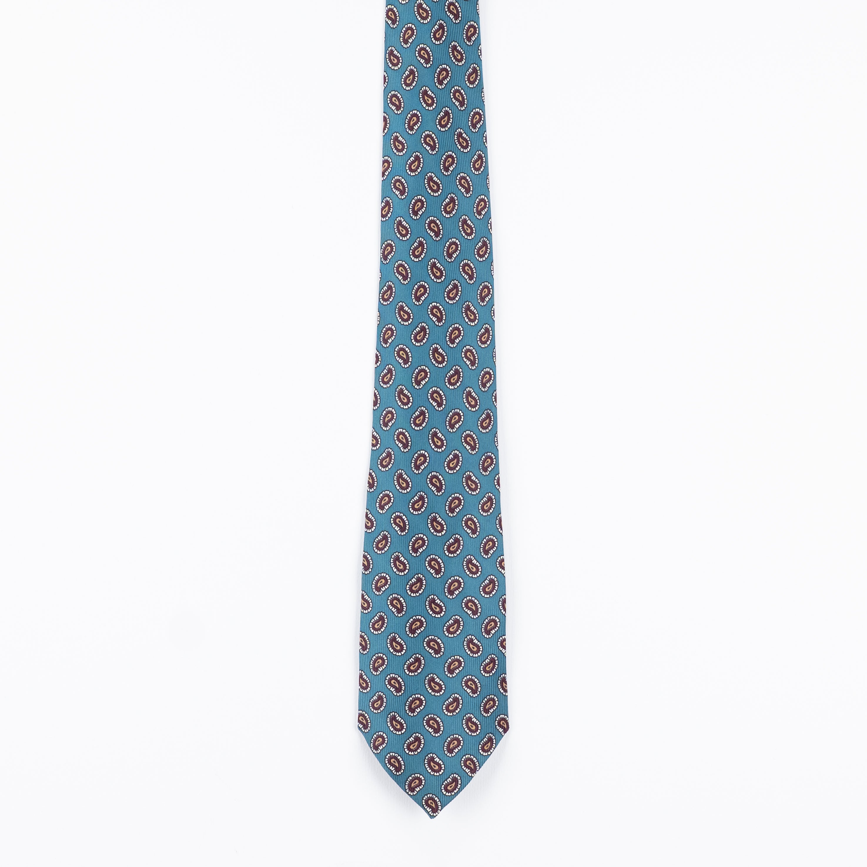 Cravatta fantasia Paisley 100% Seta - 8,5 cm