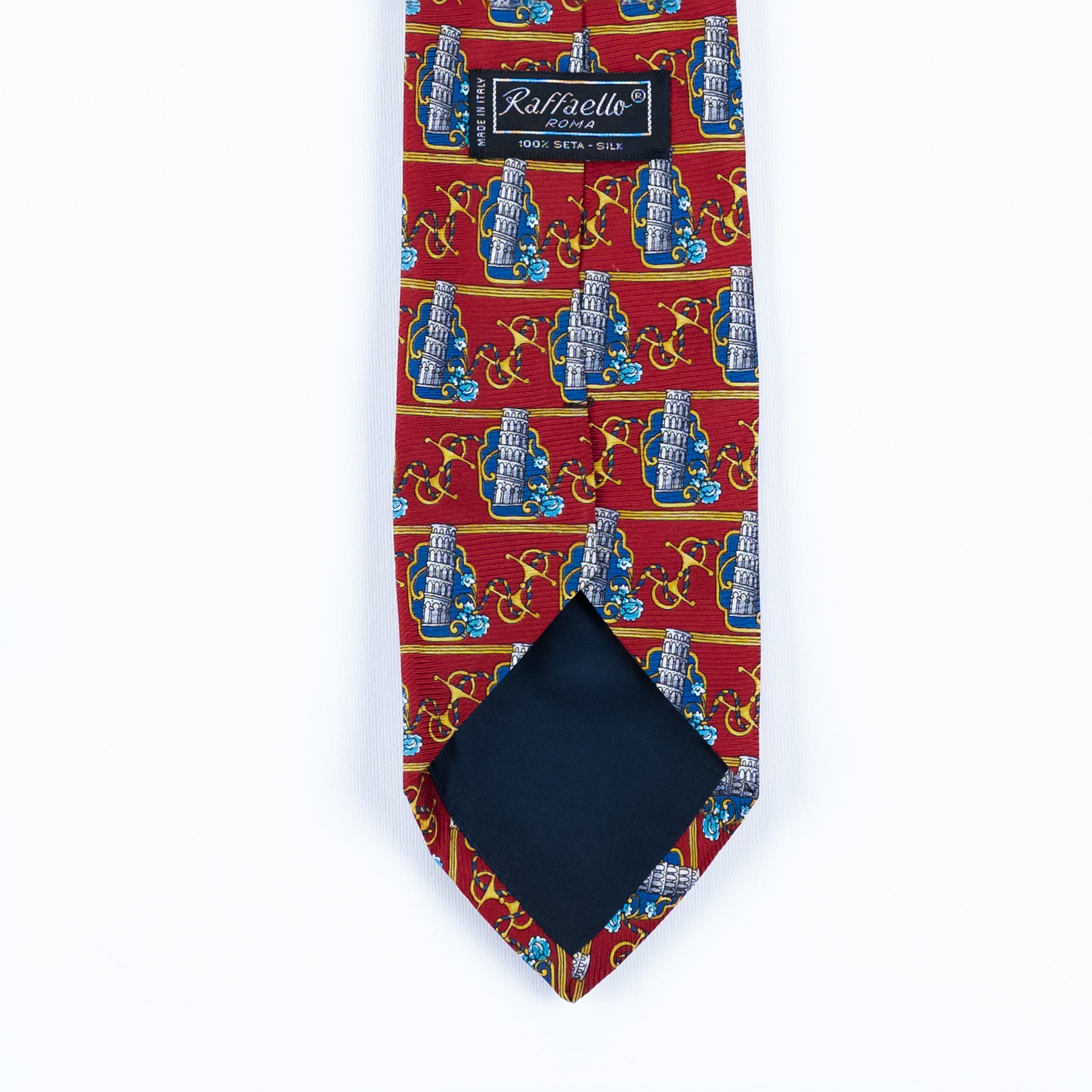 Cravatta fantasia Stampe 100% Seta - 9,5 cm