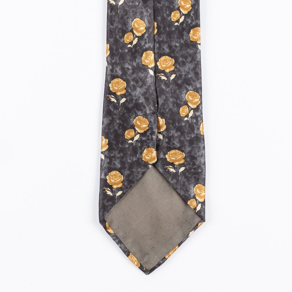 Cravatta Fantasia Floreale  100% Seta - 9 cm