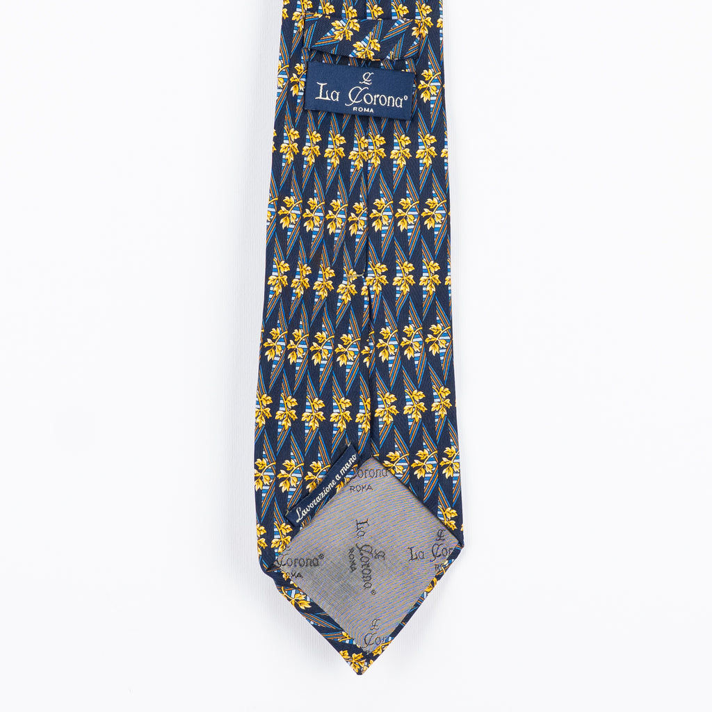 Cravatta fantasia Stampe 100% Seta - 10 cm