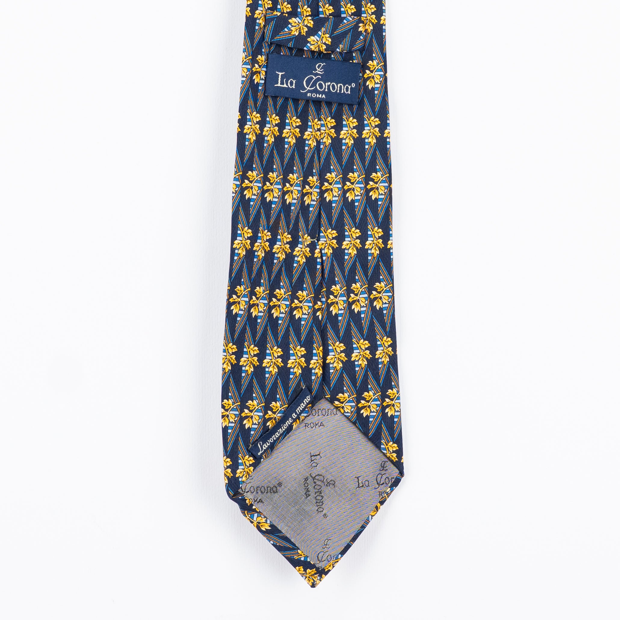 Cravatta fantasia Stampe 100% Seta - 10 cm