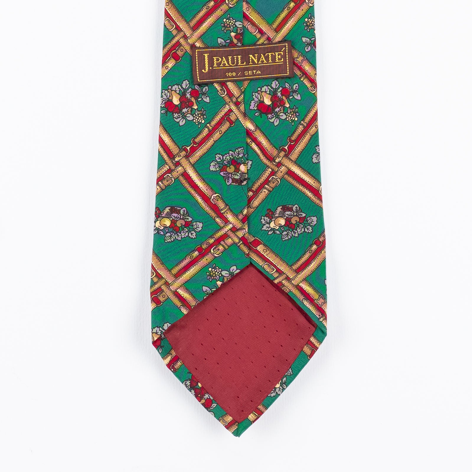 Cravatta Fantasia Floreale  100% Seta - 10 cm