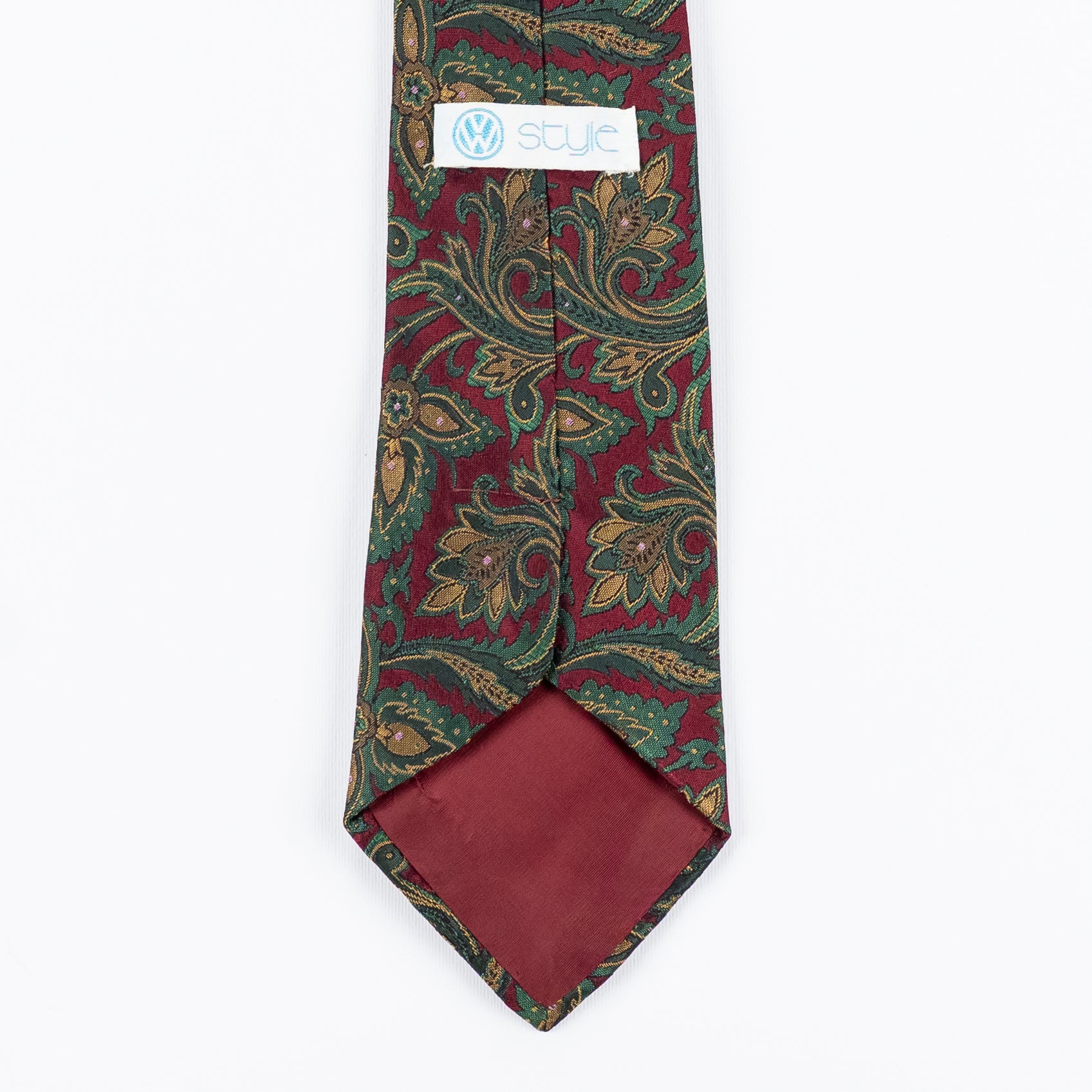 Cravatta fantasia Paisley 100% Seta - 9,5 cm