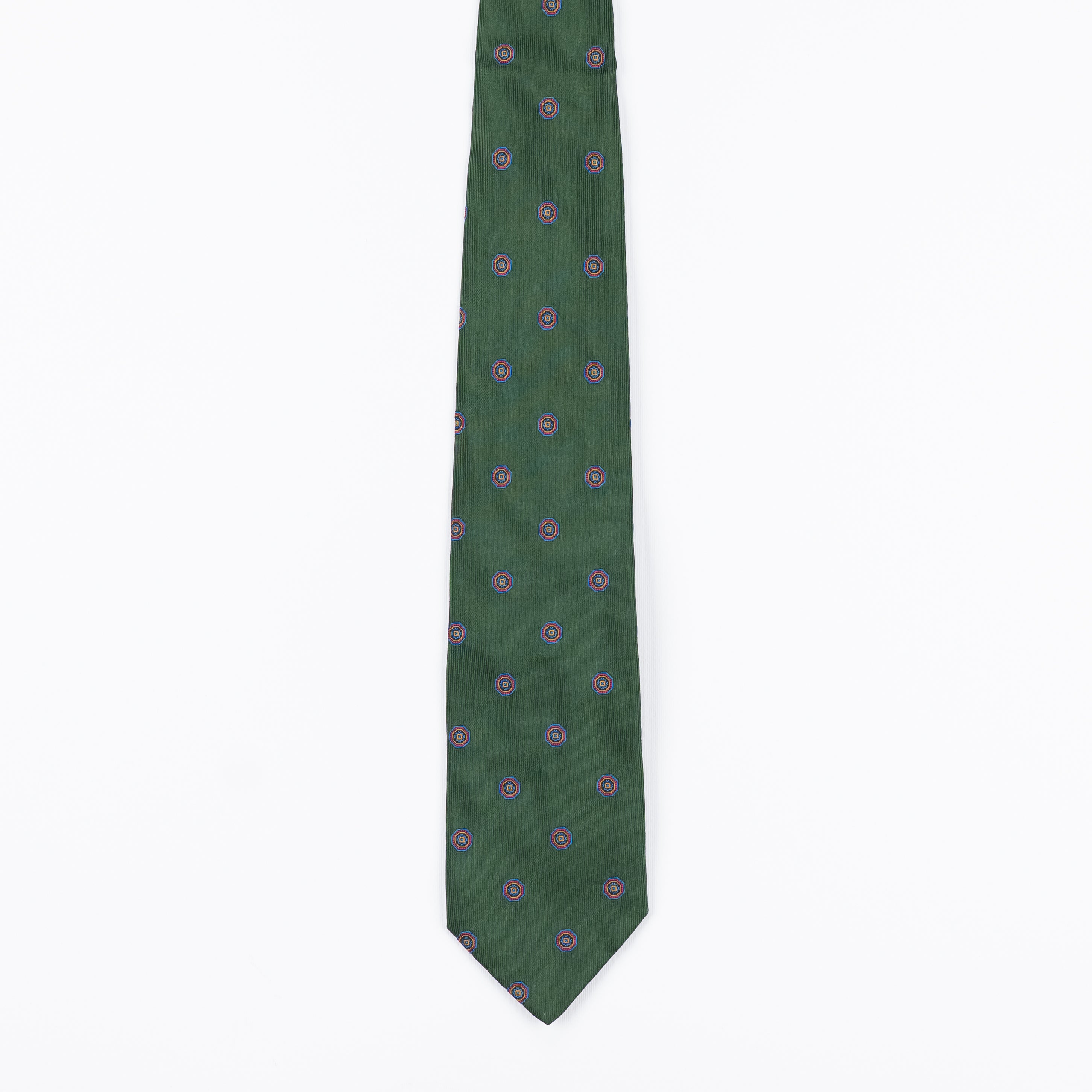 Cravatta fantasia Medallion 100% Seta - 8 cm