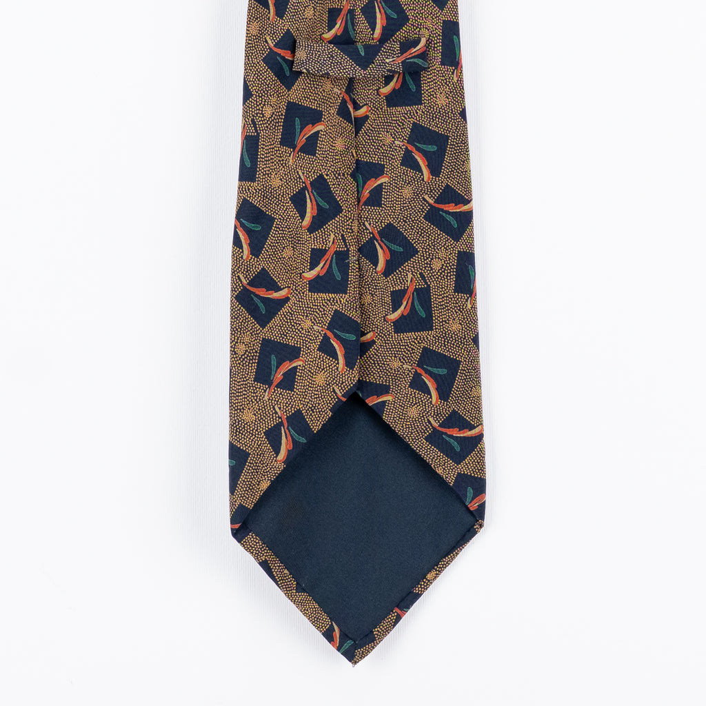 Cravatta Fantasia Stampe 100% Seta - 10 cm