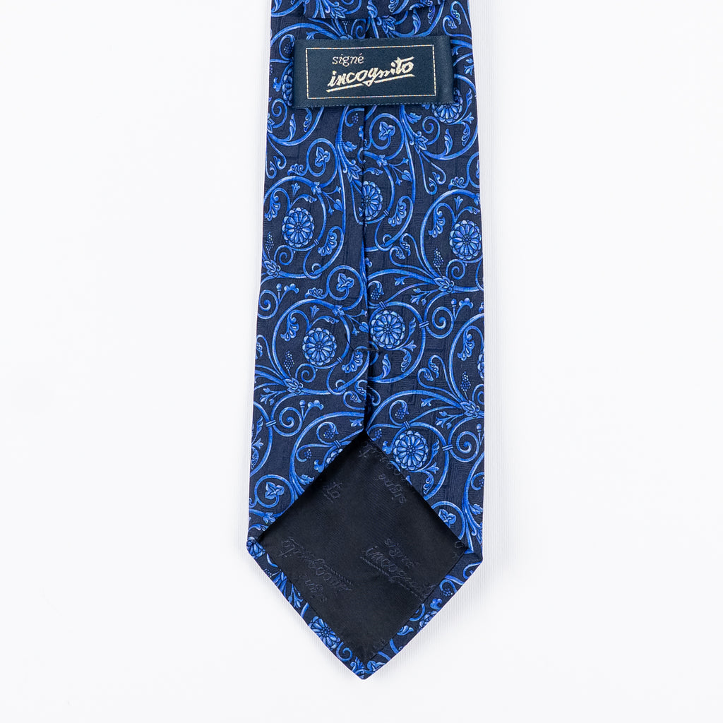 Cravatta Fantasia Stampe 100% Seta - 10,5 cm