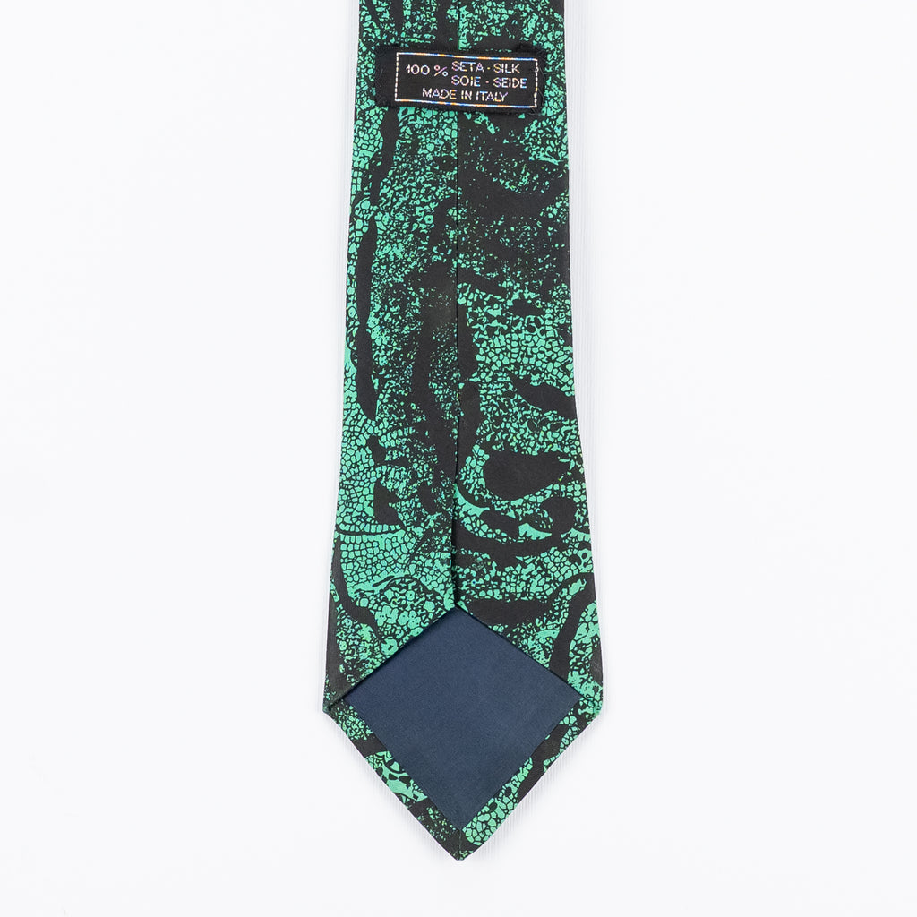 Cravatta fantasia Astratta 100% Seta - 8 cm