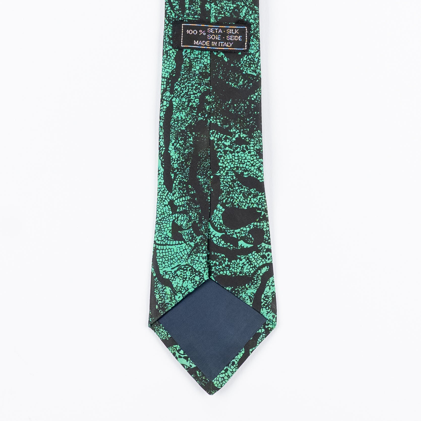 Cravatta fantasia Astratta 100% Seta - 8 cm