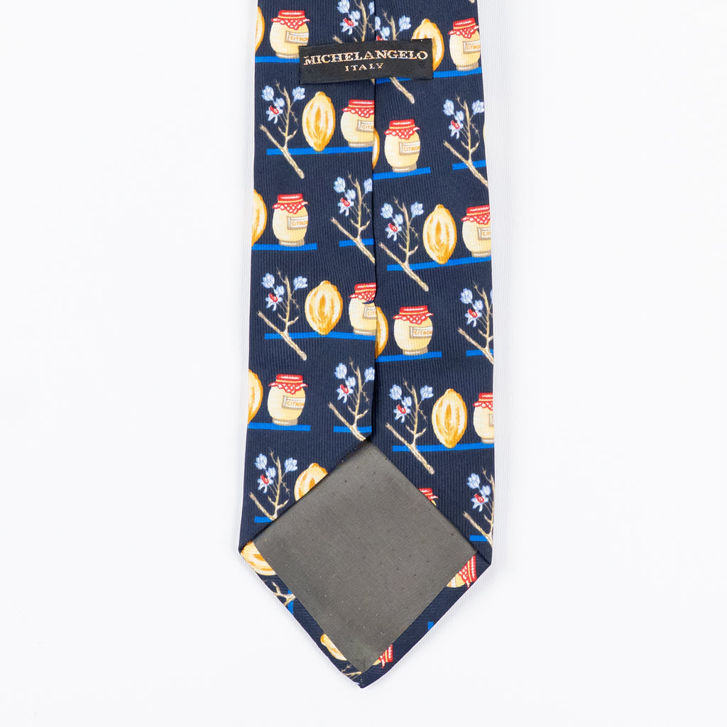 Cravatta Fantasia Stampe 100% Seta - 10 cm