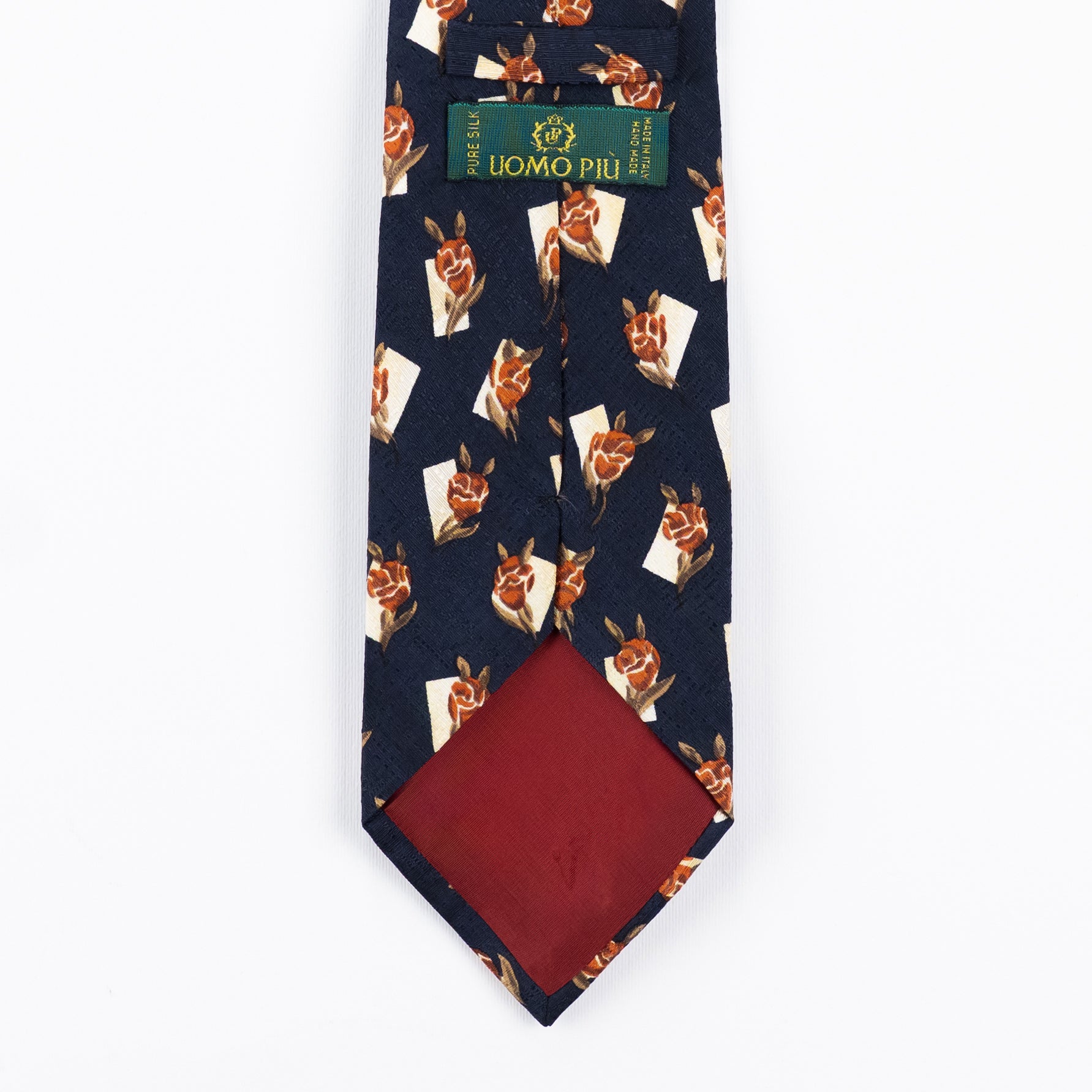 Cravatta Fantasia Floreale  100% Seta - 10 cm