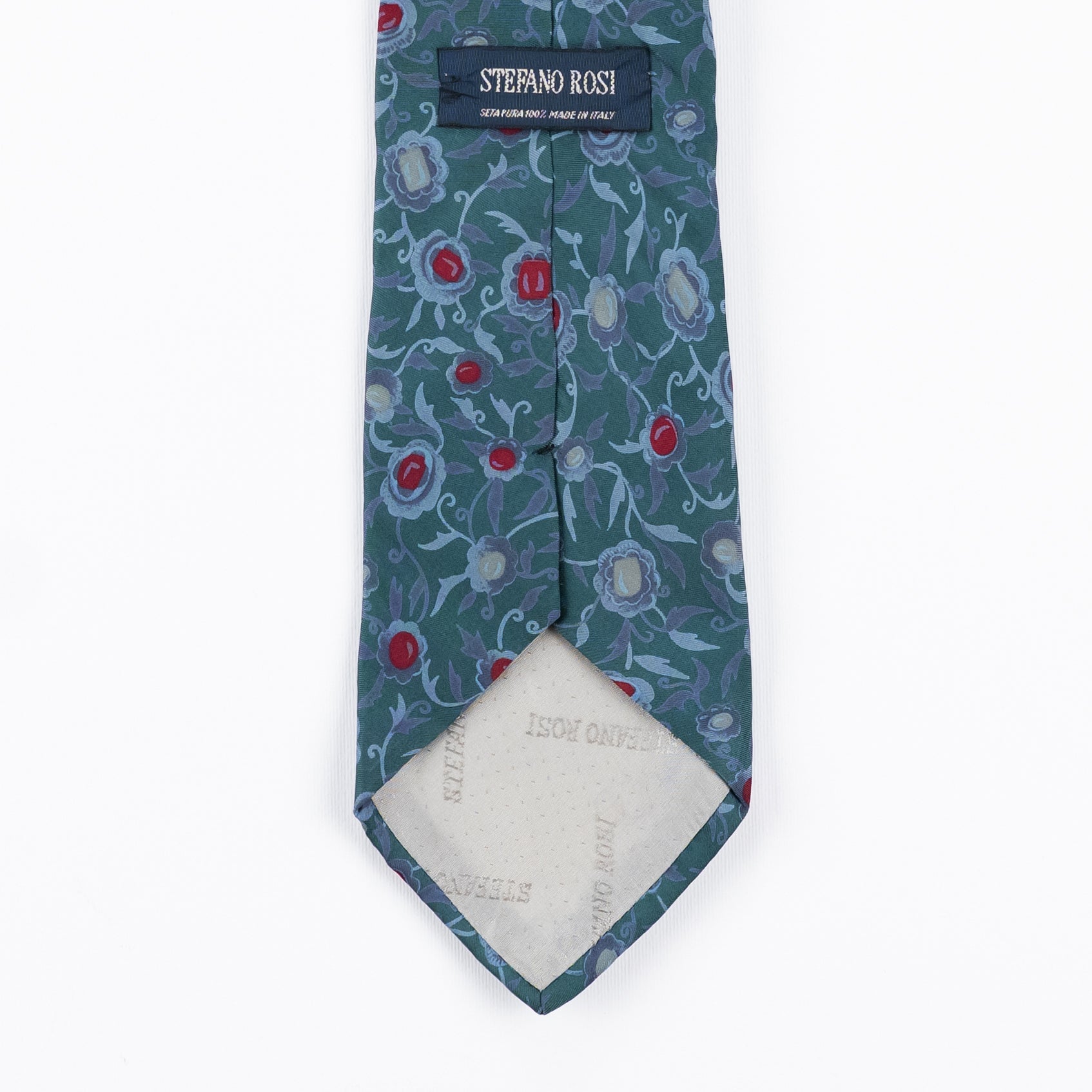 Cravatta Fantasia Floreale  100% Seta - 9,5 cm