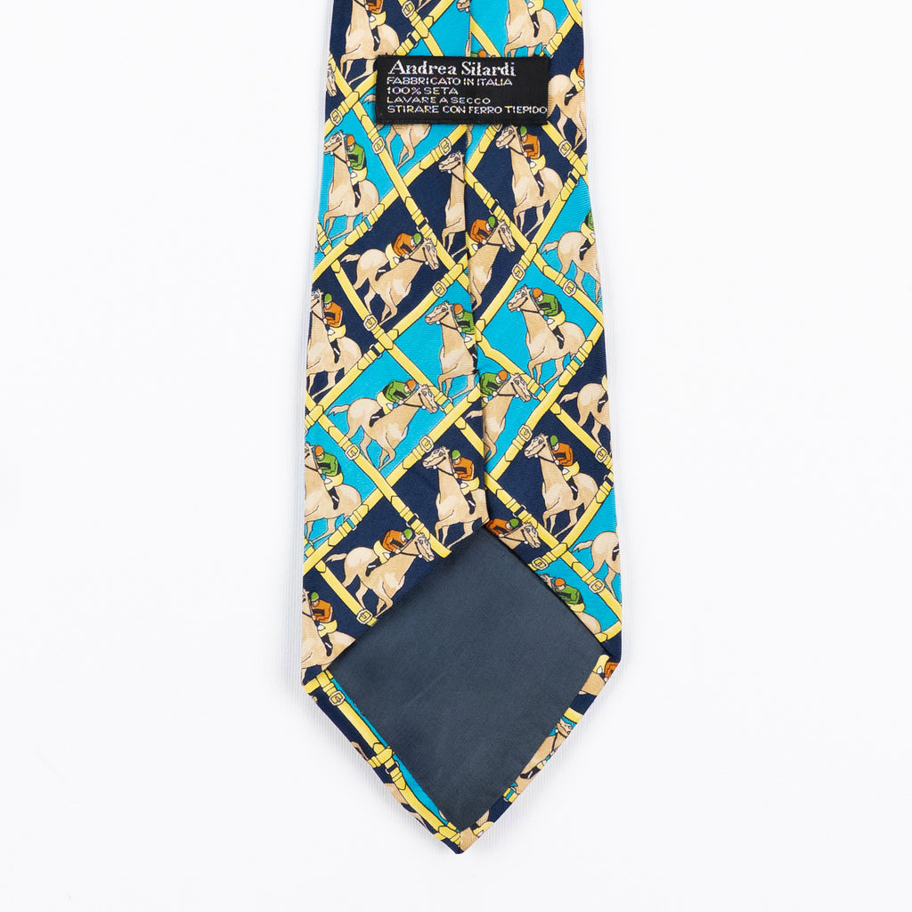 Cravatta fantasia Animali 100% Seta - 9 cm