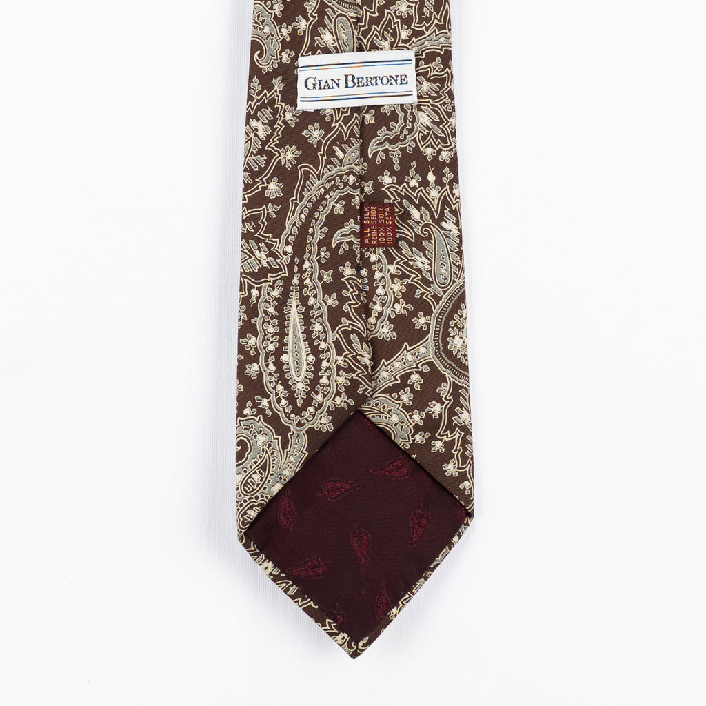 Cravatta fantasia Paisley  - 9 cm