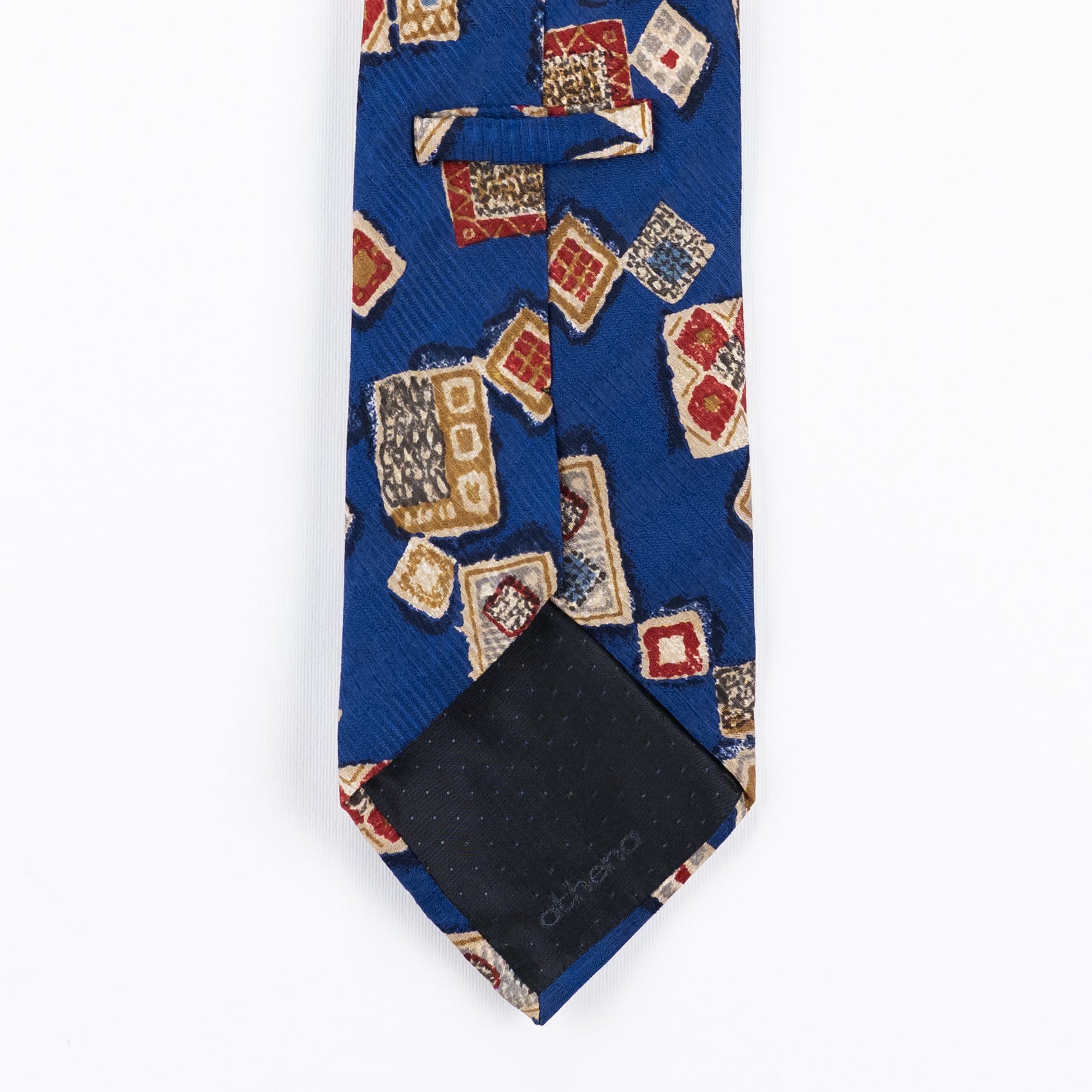 Cravatta fantasia Stampe 100% Seta - 10,5 cm