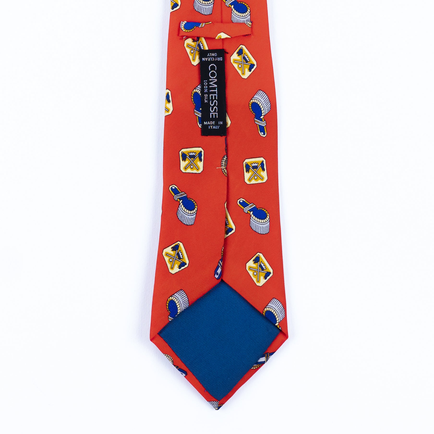 Cravatta fantasia Medallion 100% Seta - 9 cm