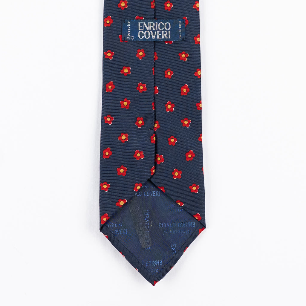 Cravatta Fantasia Floreale  100% Seta - 9 cm