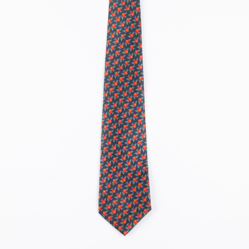 Cravatta fantasia Stampe 100% Seta - 10 cm