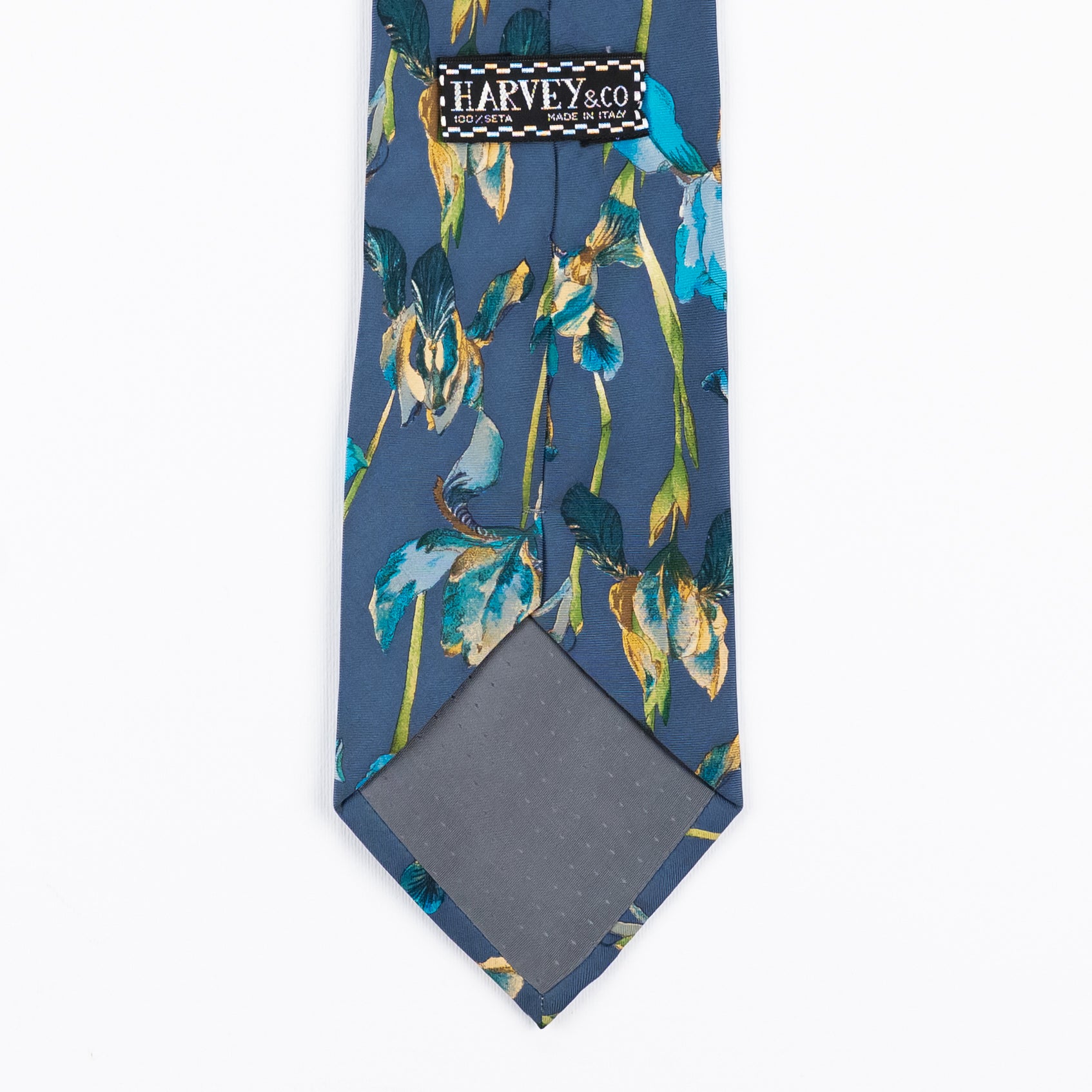 Cravatta Fantasia Floreale  100% Seta - 9 cm