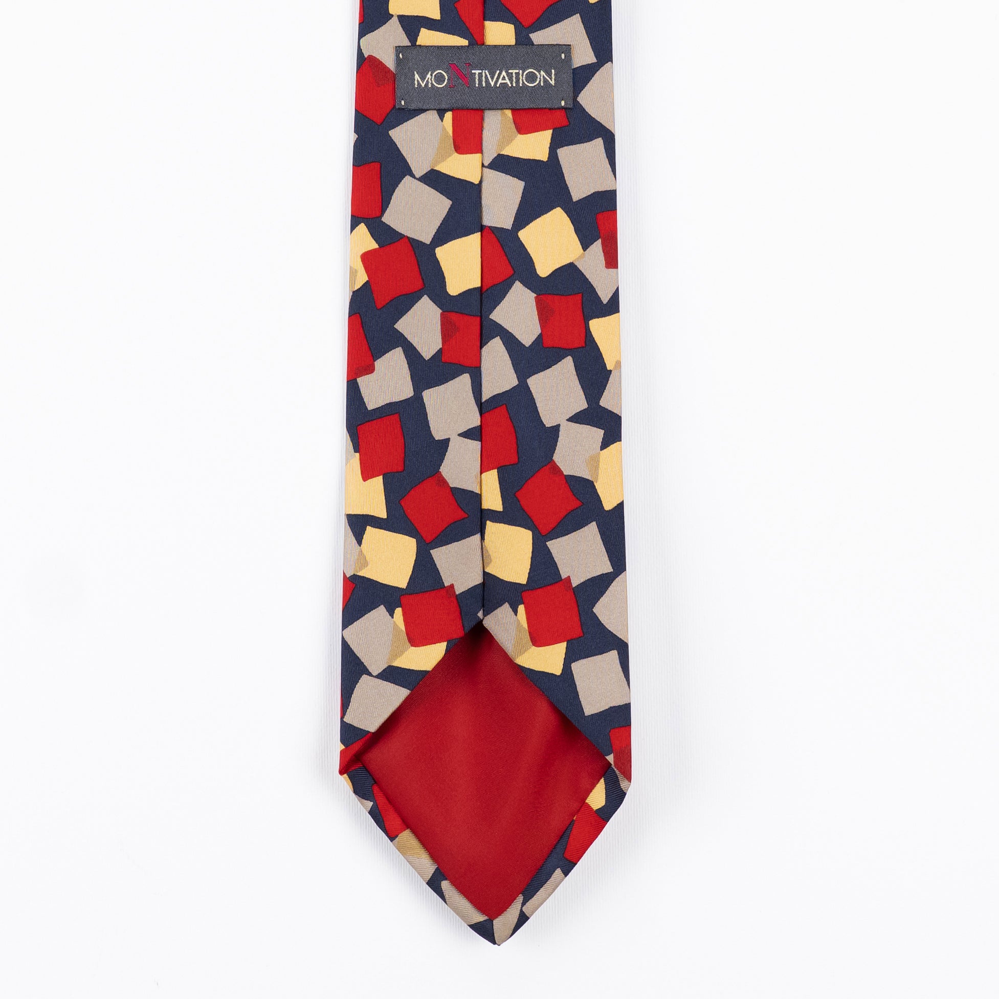 Cravatta fantasia Astratta - 100% Seta - 10 cm