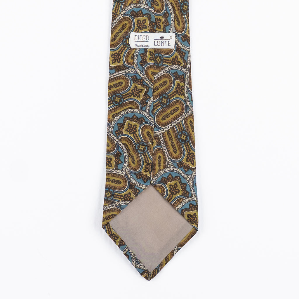 Cravatta fantasia Paisley -  9 cm