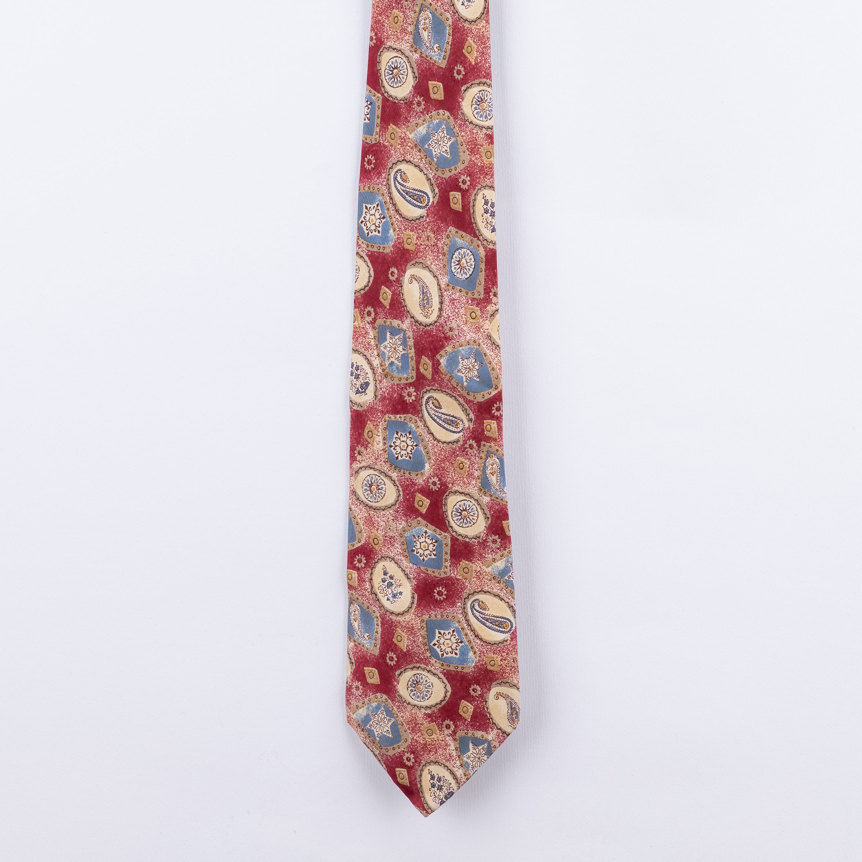 Cravatta fantasia Paisley  - 100% Seta 9 cm