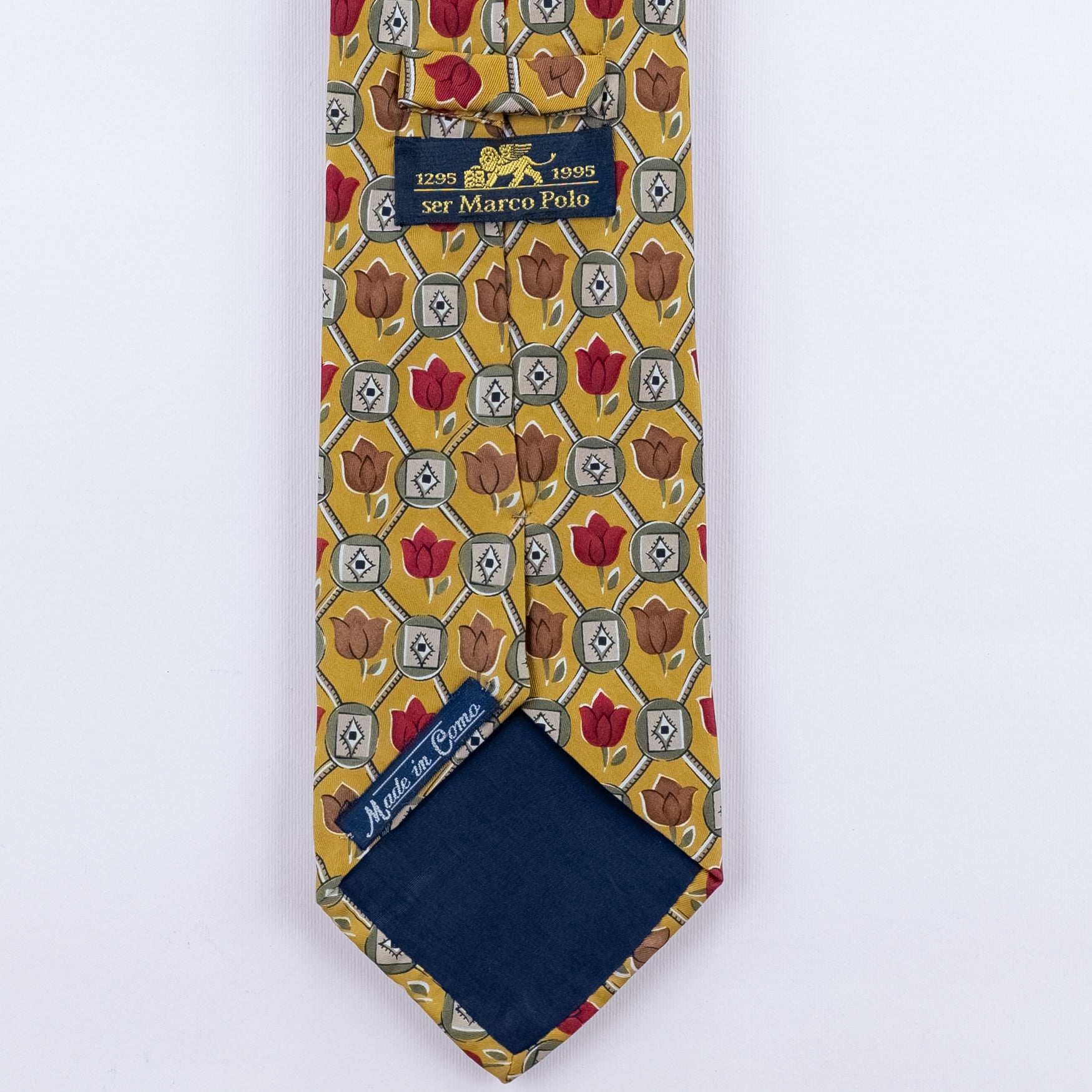 Cravatta fantasia Florale - 100% Seta - 10 cm