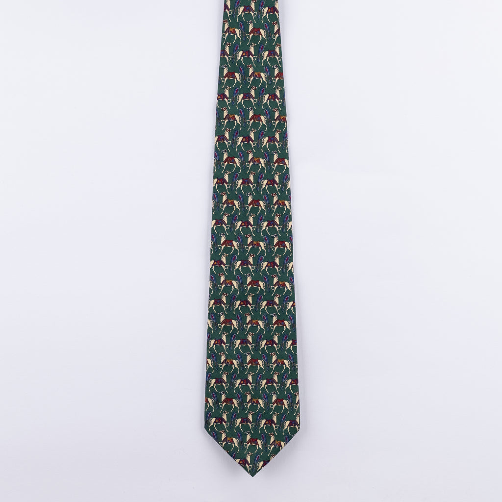 Cravatta fantasia Animali 100% Seta - 10 cm
