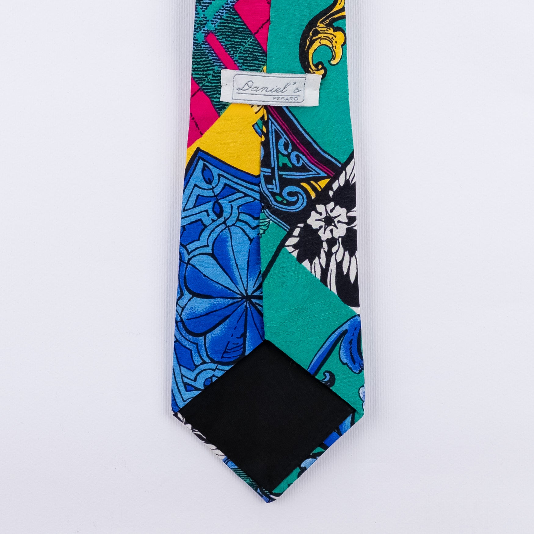 Cravatta fantasia Astratta 100% Seta - 10 cm