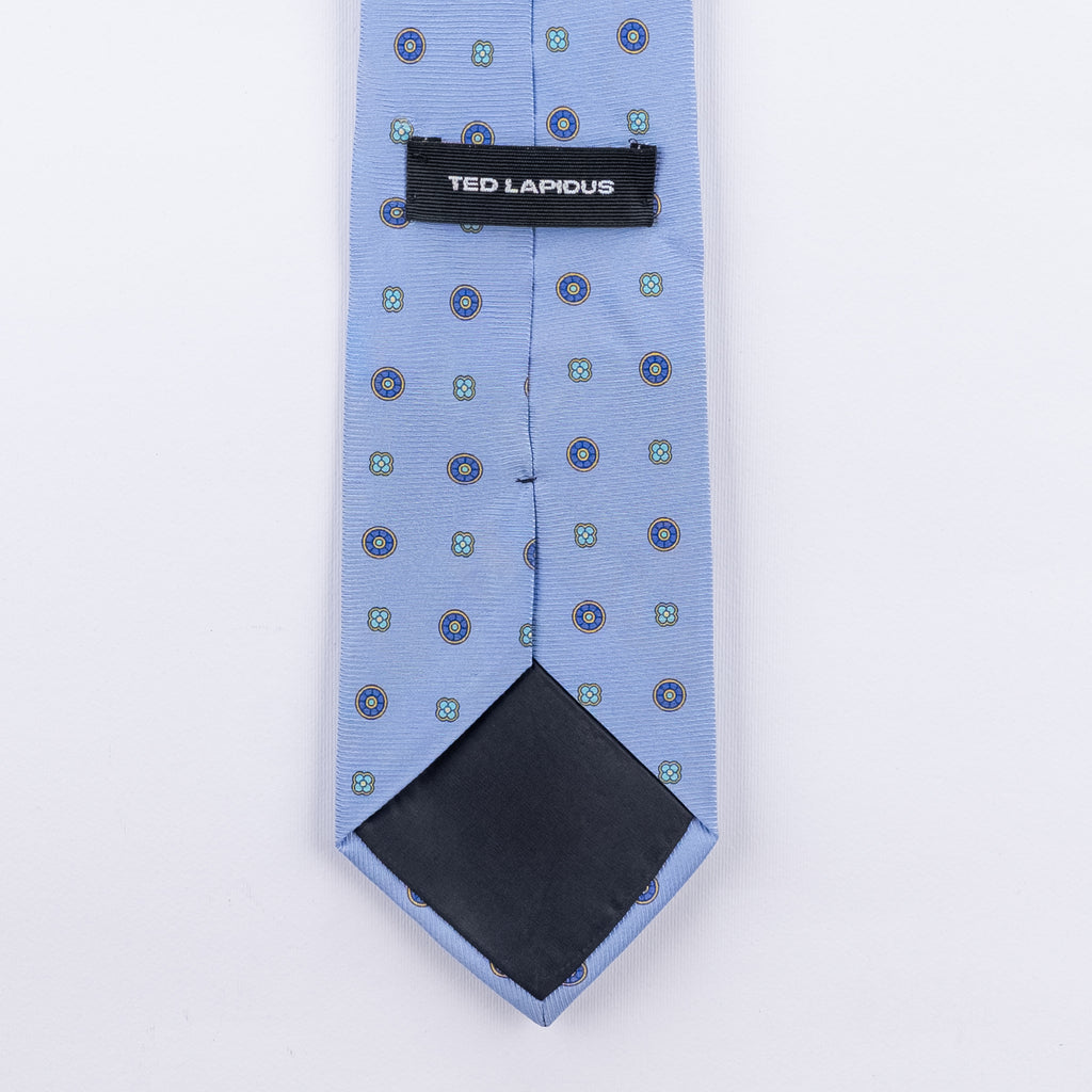 Cravatta fantasia Medallion 100% Seta - 9 cm