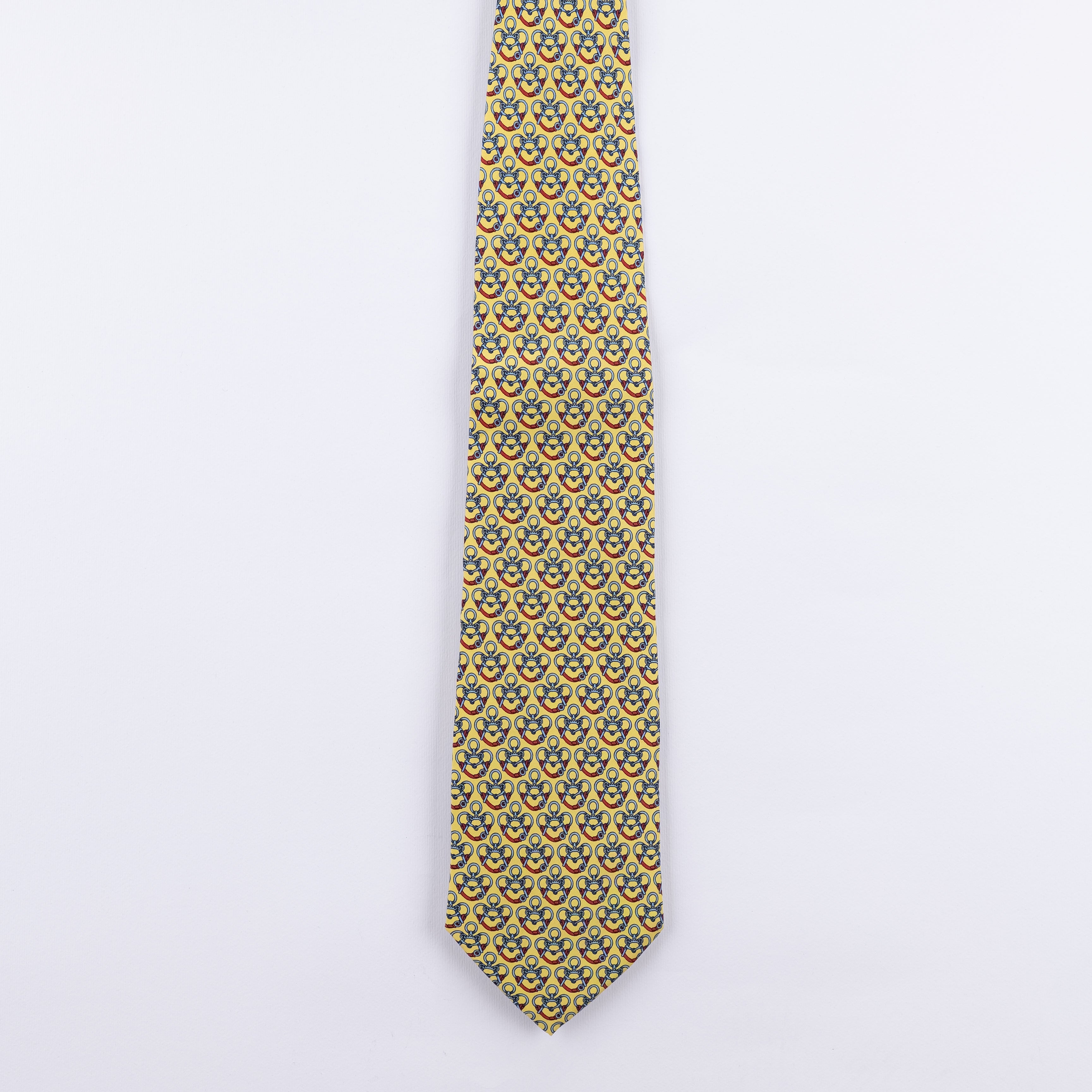 Cravatta fantasia Stampe 100% Seta - 10 cm