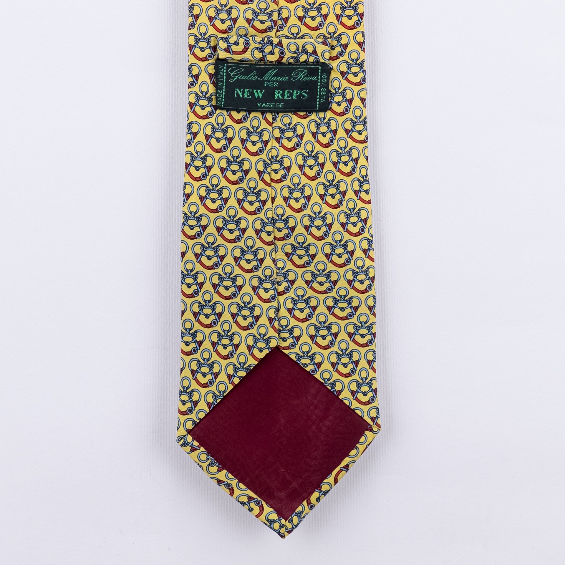 Cravatta fantasia Stampe 100% Seta - 10 cm