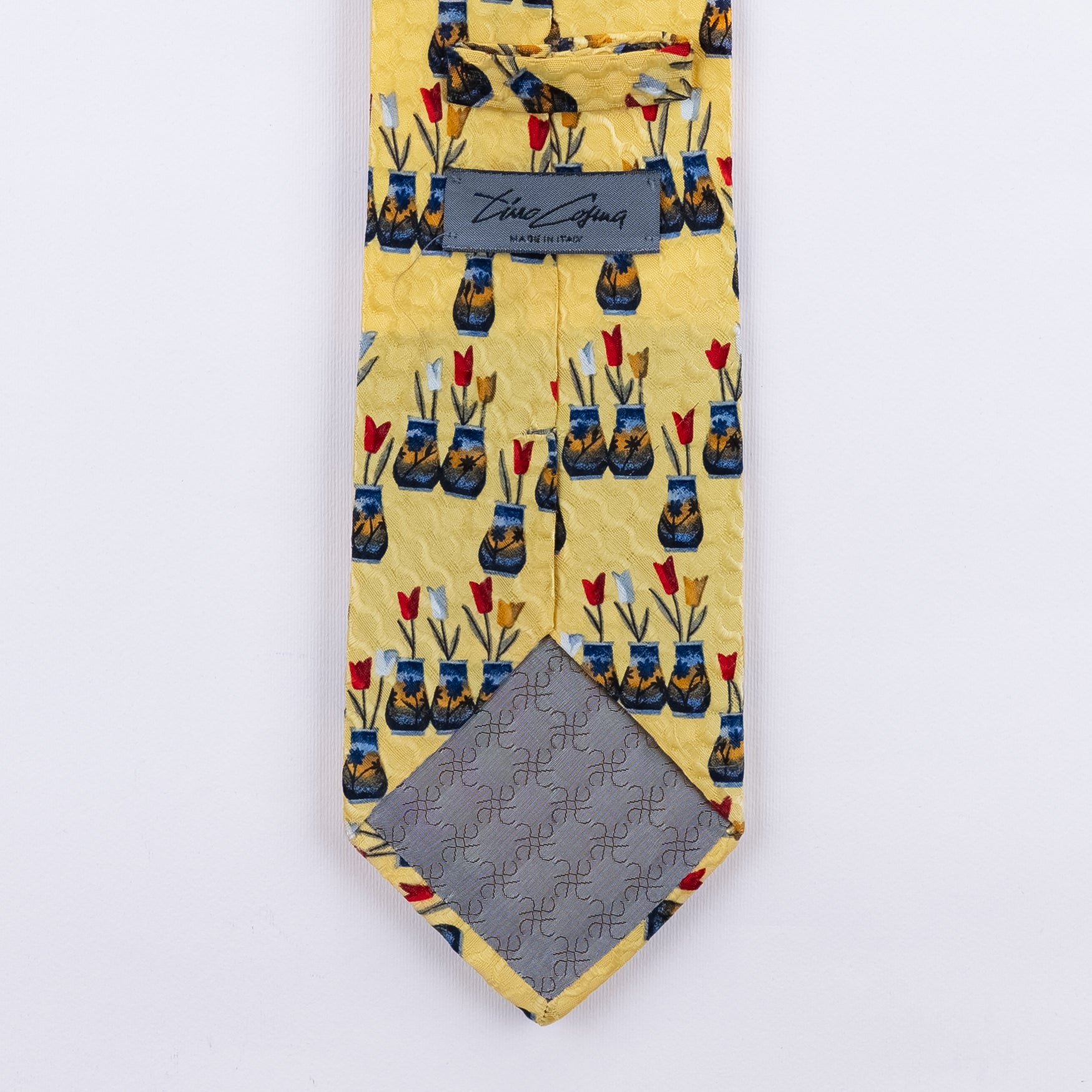 Cravatta fantasia Florale - 100% Seta - 10 cm