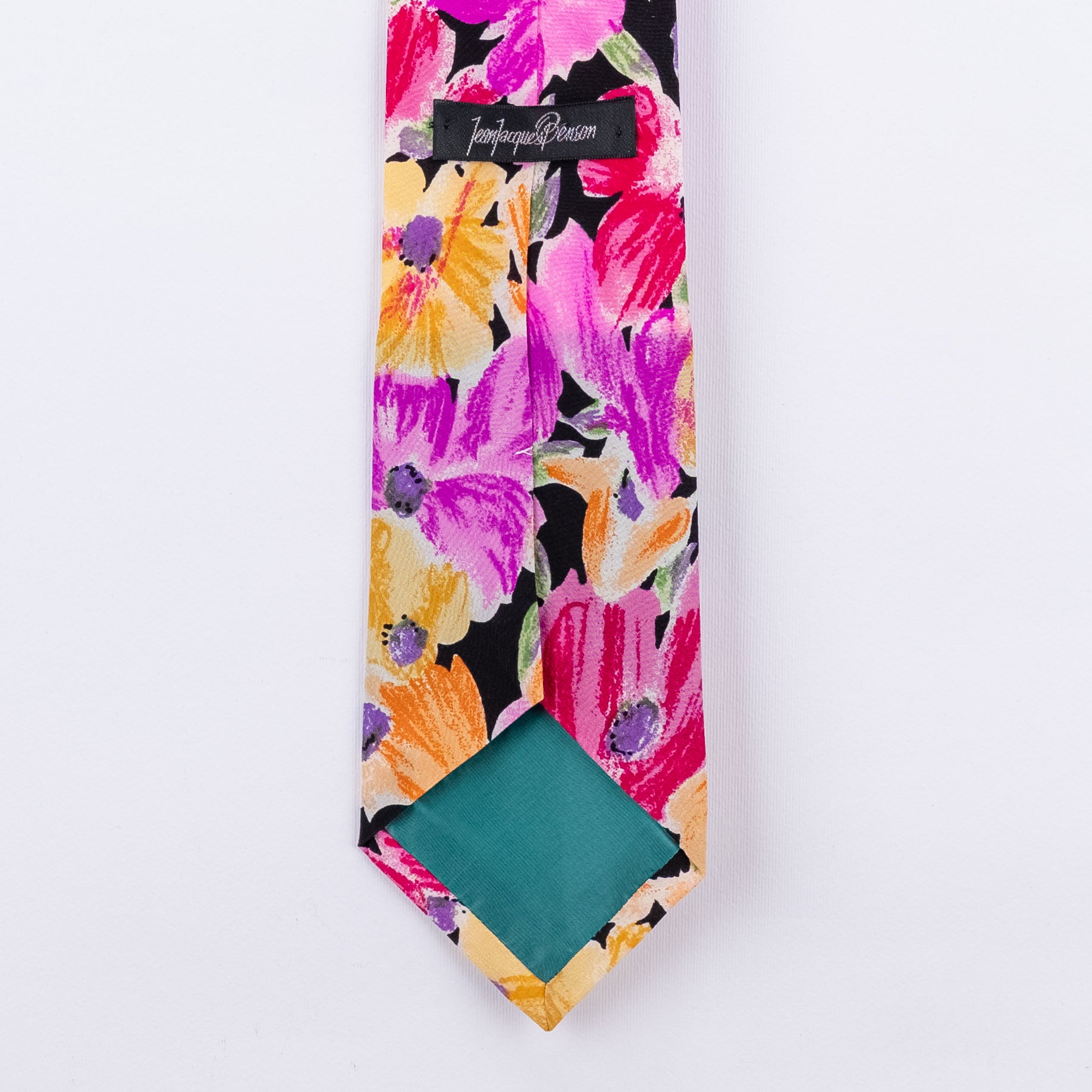 Cravatta fantasia Florale - 100% Seta - 9 cm