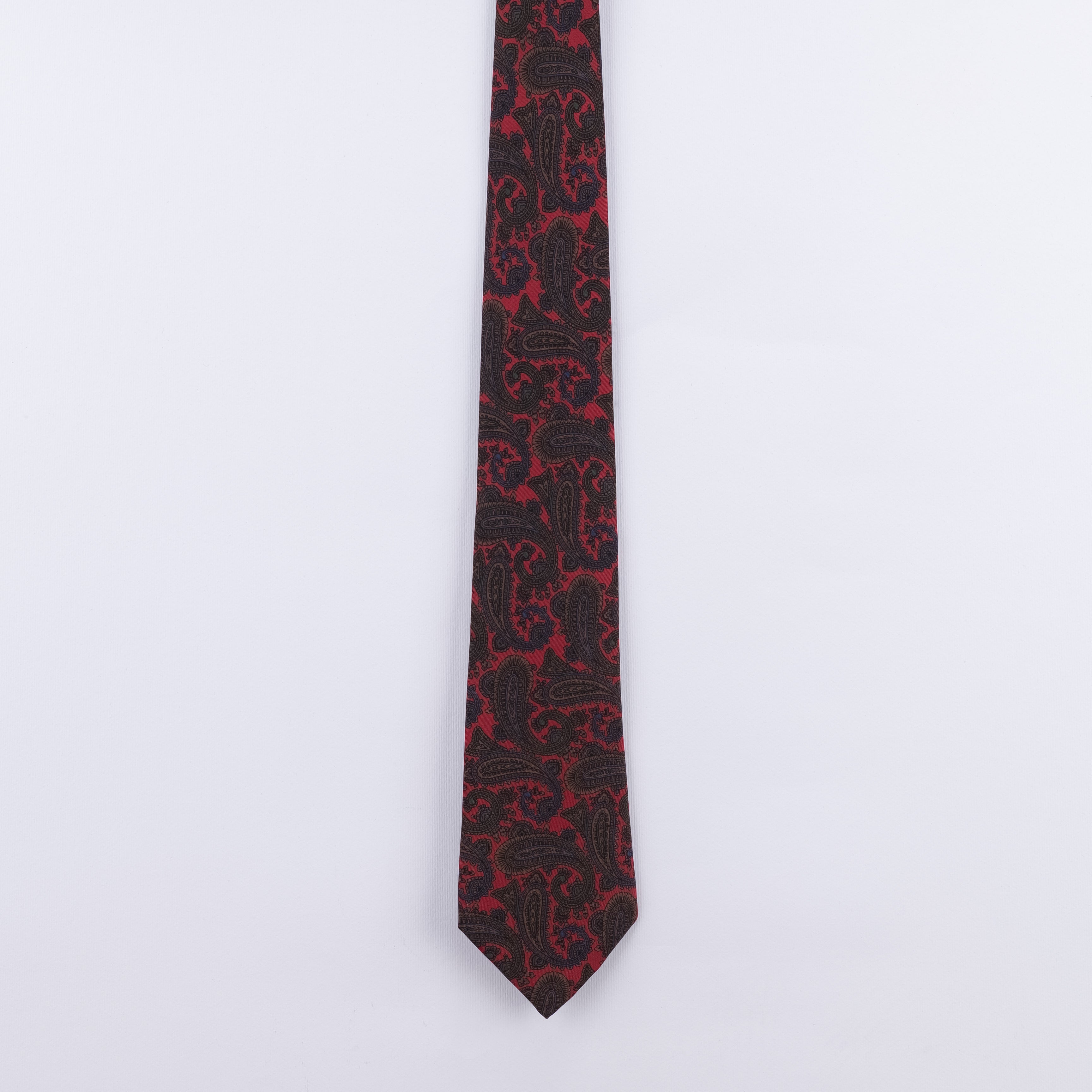 Cravatta fantasia Paisley  - 100% Seta 8 cm