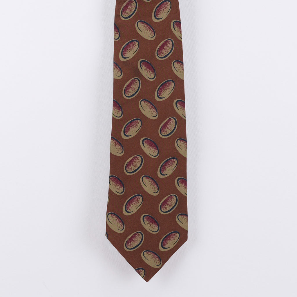 Cravatta fantasia Astratta 100% Seta - 10 cm