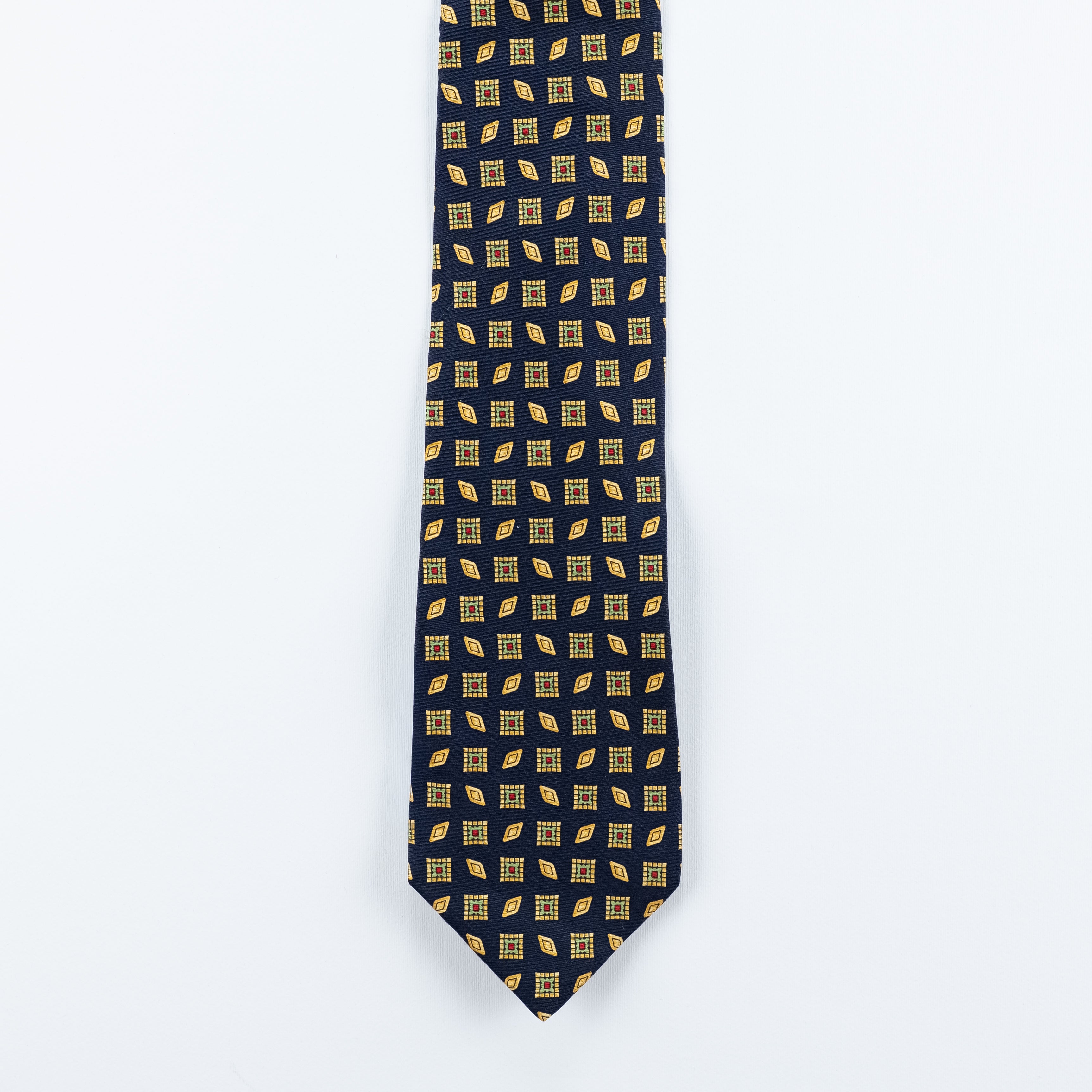 Cravatta fantasia Medallion 100% Seta - 10 cm