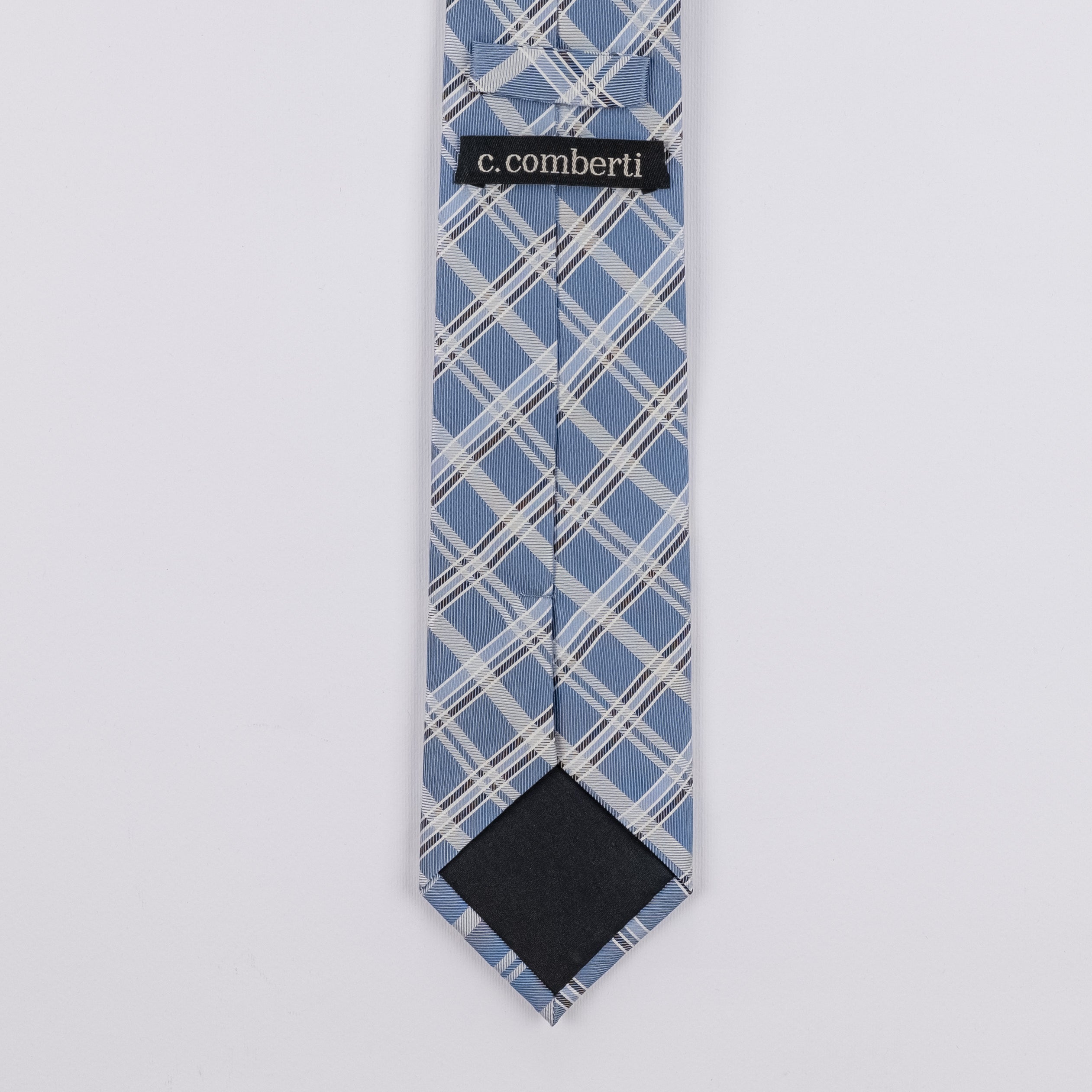 Cravatta fantasia Geometrica Ornamentale - 100% Seta - 7,5 cm