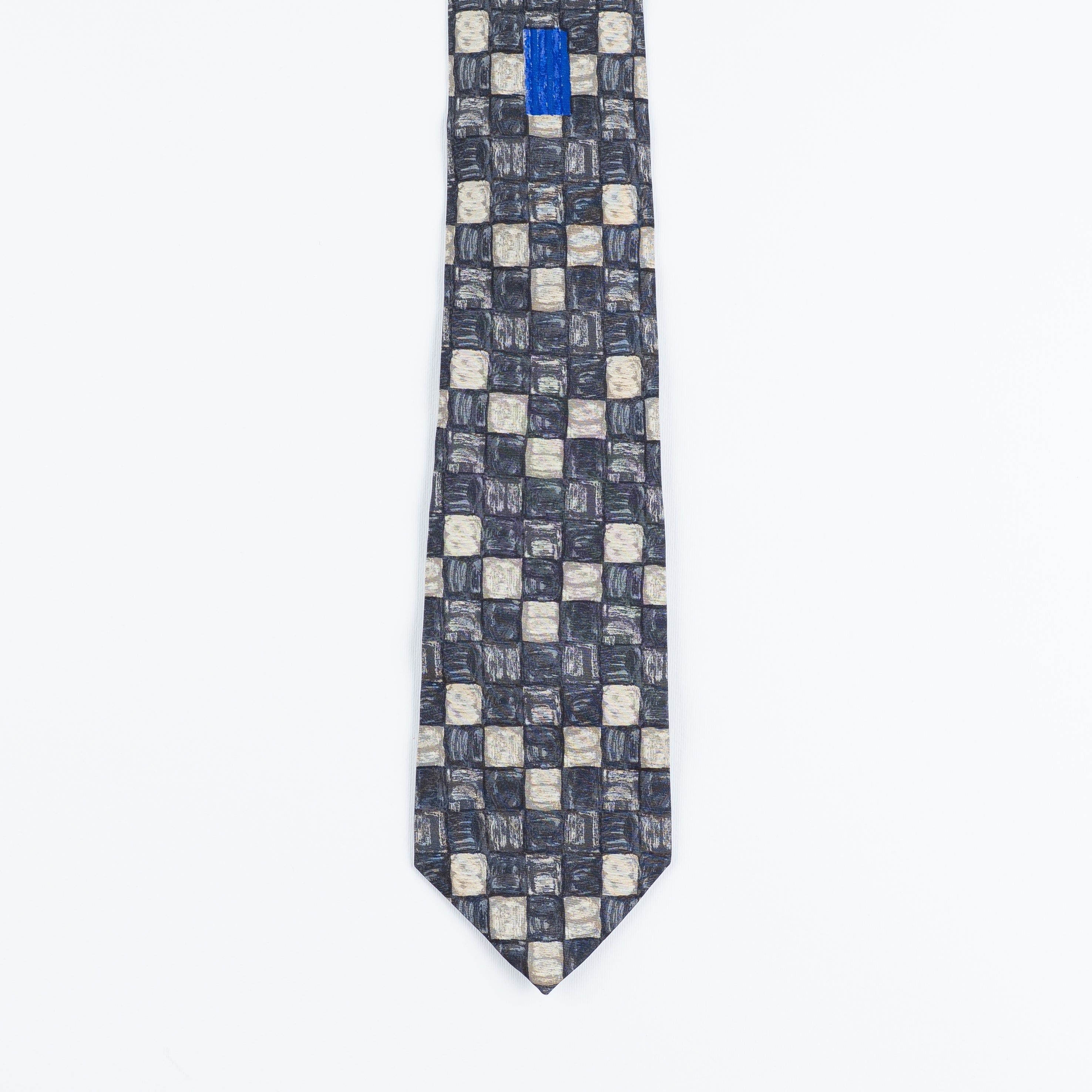 Cravatta fantasia Geometrica Ornamentale 100% Seta - 9,5 cm