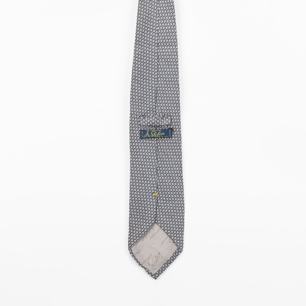 Cravatta fantasia Geometrica Ornamentale - 100% Seta