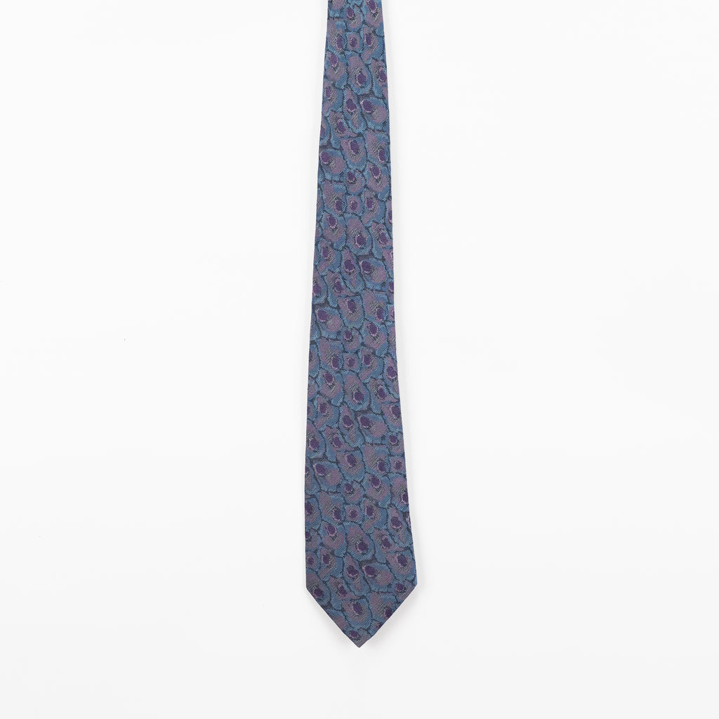 Cravatta fantasia Paisley  - 100% Seta