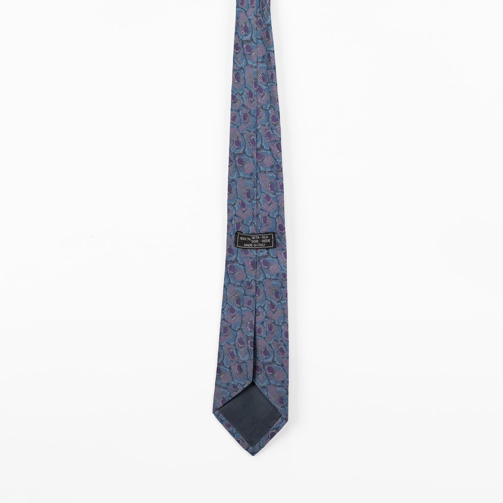 Cravatta fantasia Paisley  - 100% Seta
