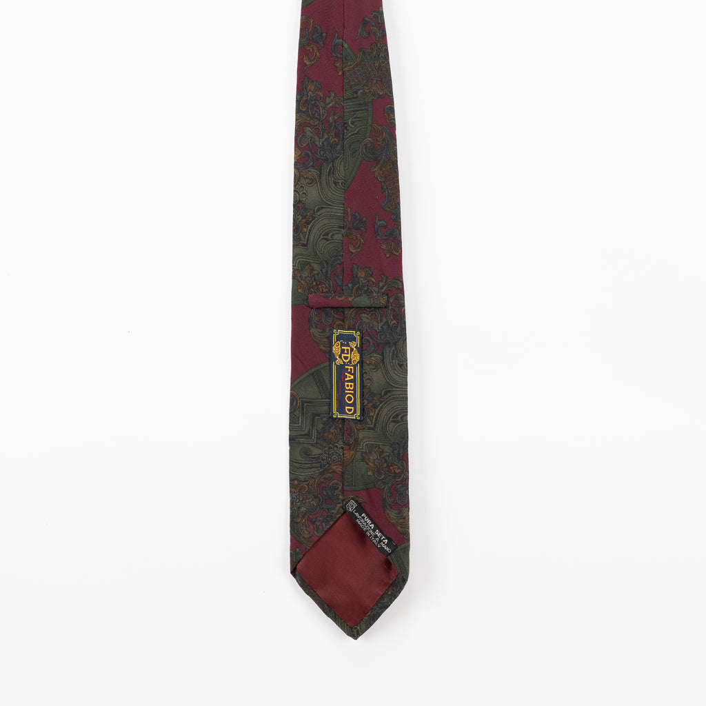 Cravatta fantasia Paisley  - 100% Seta
