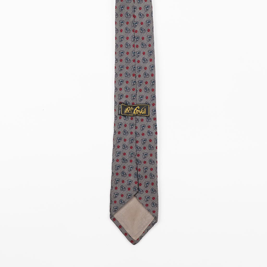 Cravatta fantasia Paisley  - 100% Seta