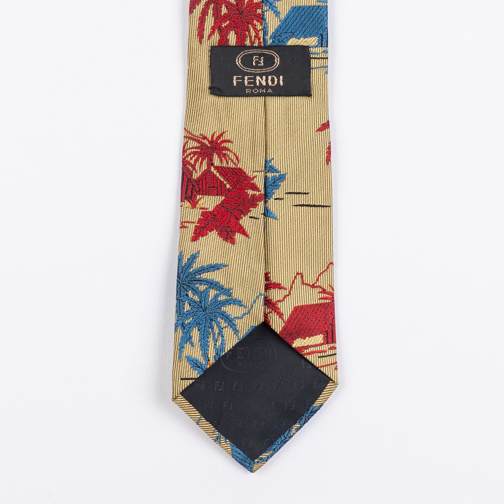 Cravatta LUXURY 100% Seta - Fendi 8 cm