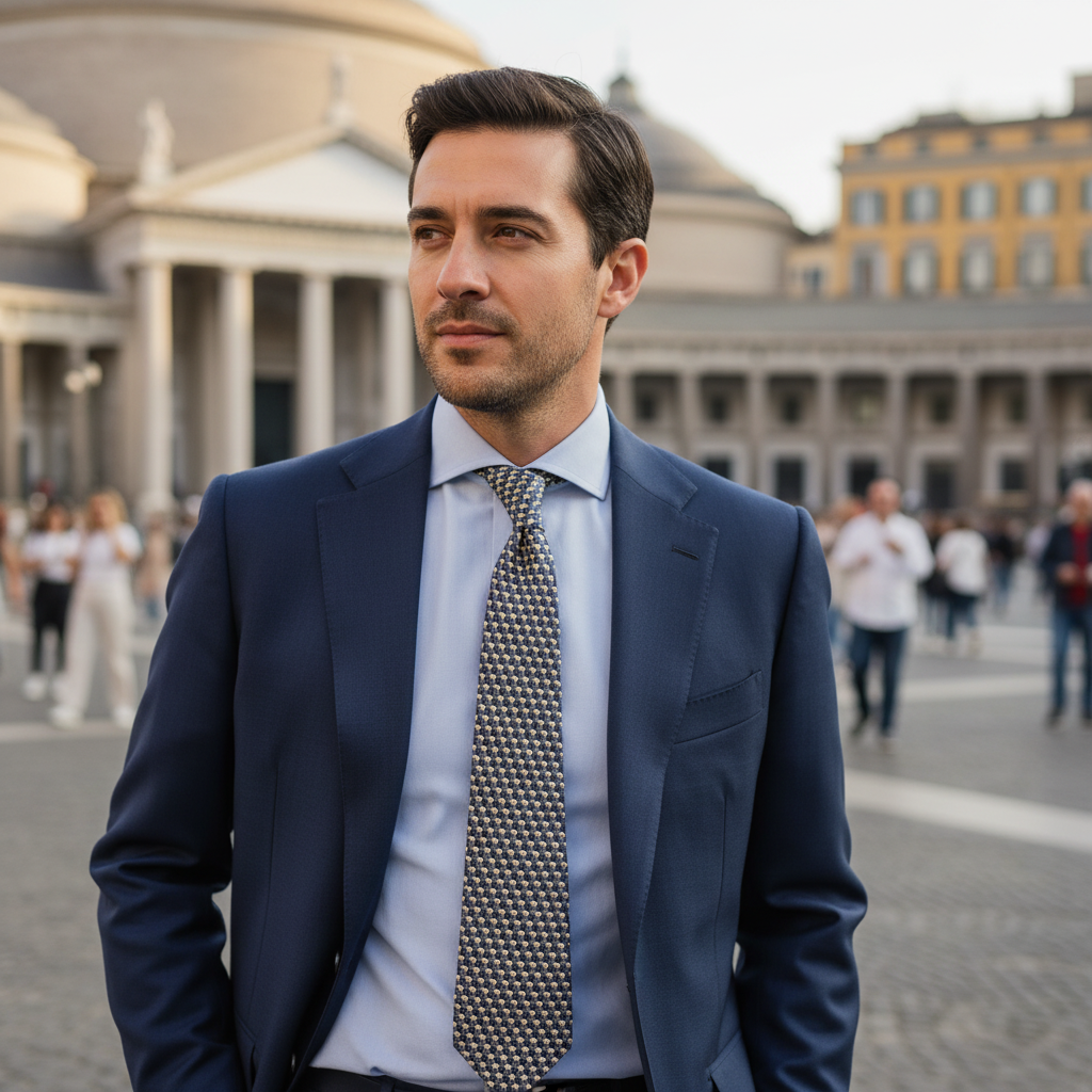 Cravatta fantasia Animali 100% Seta - 10 cm